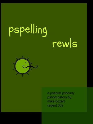 cover image of Pspelling Rewls